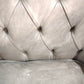 89142 Divano Chester grigio due posti in pelle