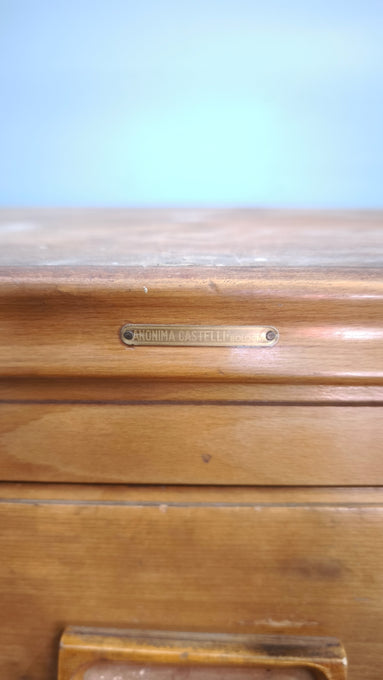 89145 Mobile archivio in legno 'Anonima Castelli'