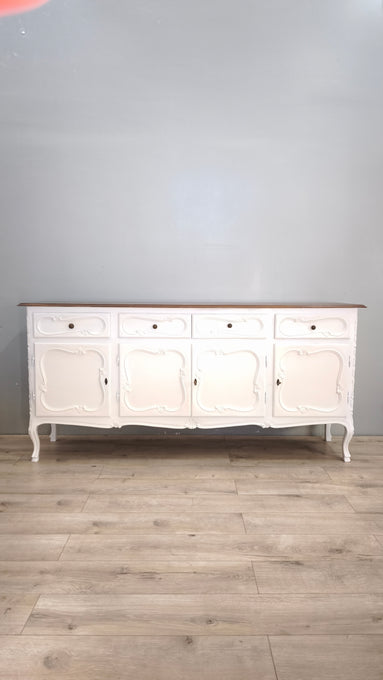 89162 Servante in legno bianca stile provenzale