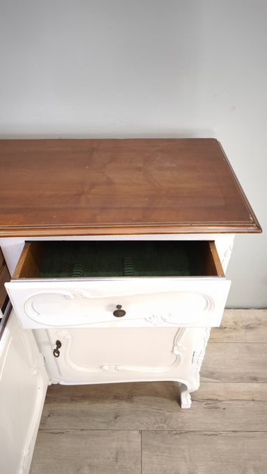 89162 Servante in legno bianca stile provenzale