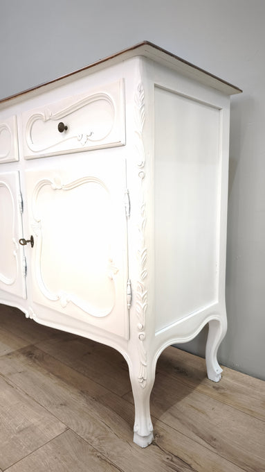 89162 Servante in legno bianca stile provenzale
