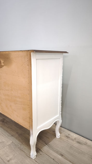 89162 Servante in legno bianca stile provenzale