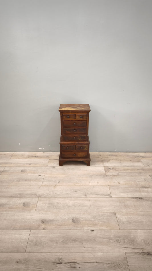 89148 Mobiletto in legno con cassetti