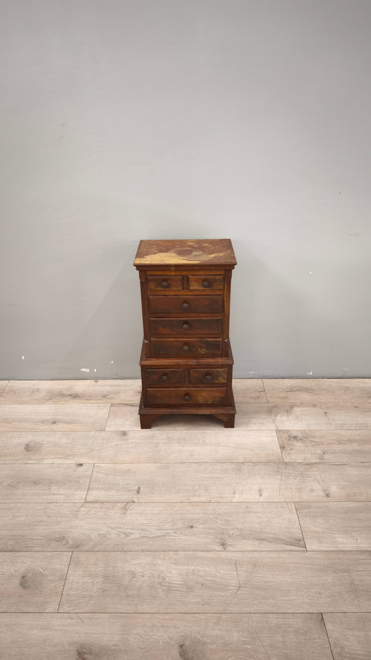 89148 Mobiletto in legno con cassetti