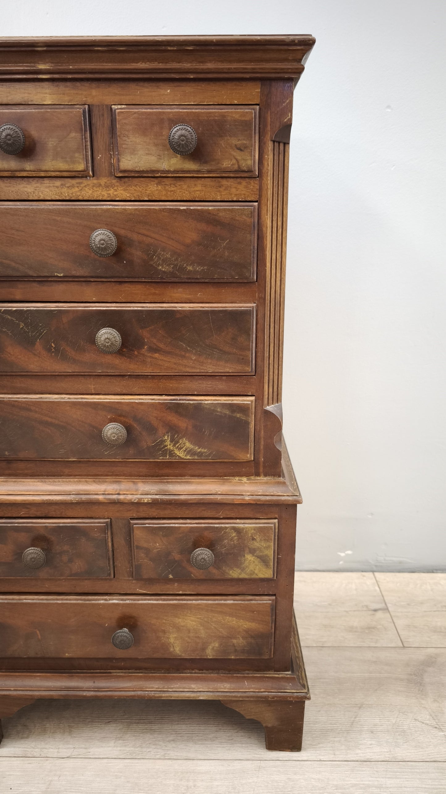 89148 Mobiletto in legno con cassetti