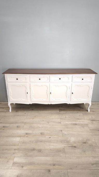 89162 Servante in legno bianca stile provenzale