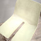 89141 Sgabello Ray-Chair con struttura in metallo e seduta in plastica bianca