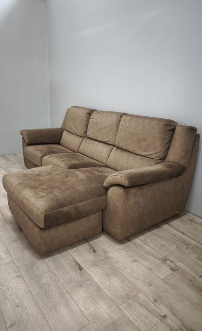 89203 Divano letto 3 posti grigio Poltronesofà con penisola