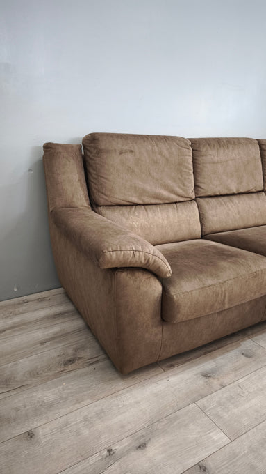 89203 Divano letto 3 posti grigio Poltronesofà con penisola