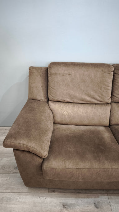 89203 Divano letto 3 posti grigio Poltronesofà con penisola