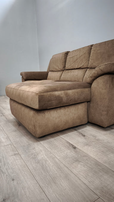 89203 Divano letto 3 posti grigio Poltronesofà con penisola