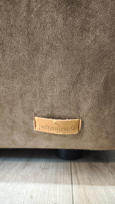 89203 Divano letto 3 posti grigio Poltronesofà con penisola