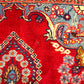 89213 Tappeto Tabriz, Iran, color ciliegia con decorazione a motivo floreale 301cm x 202cm