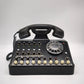 89064 Telefono centralino vintage Siemens nero in bachelite