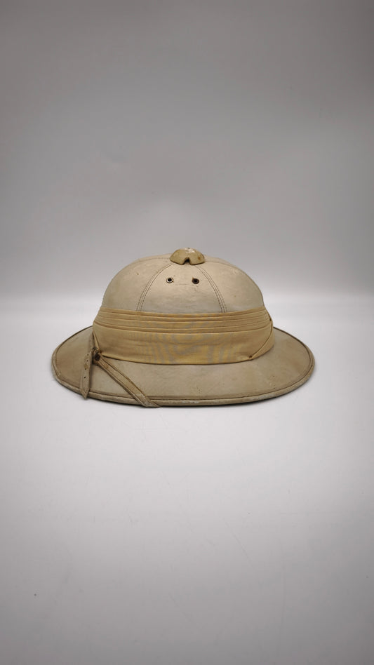 89009 Casco stile coloniale in pelle