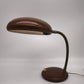 89021 Lampada da tavolo vintage marrone in ferro