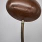 89021 Lampada da tavolo vintage marrone in ferro