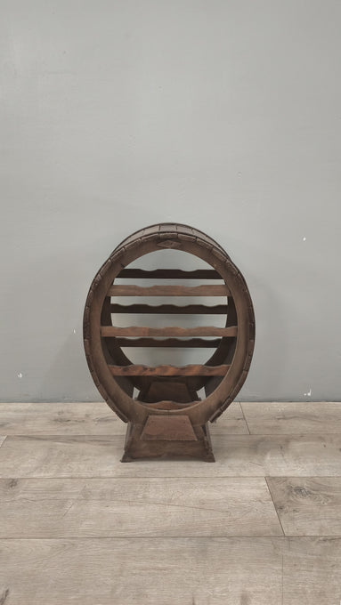 89302 Botte porta bottiglie in legno