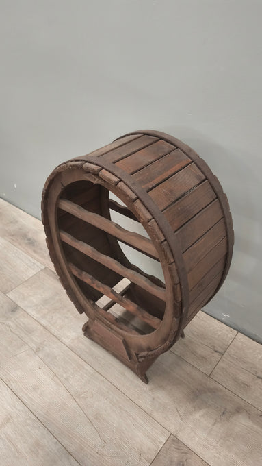 89302 Botte porta bottiglie in legno