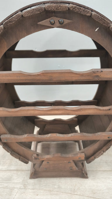 89302 Botte porta bottiglie in legno