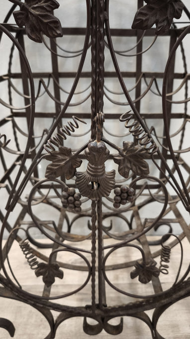 89361 Cantinetta porta vino in ferro