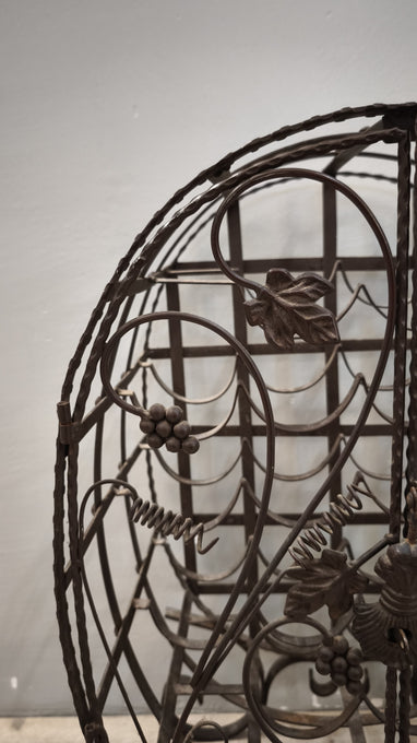 89361 Cantinetta porta vino in ferro