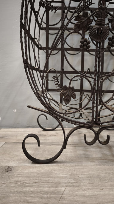 89361 Cantinetta porta vino in ferro