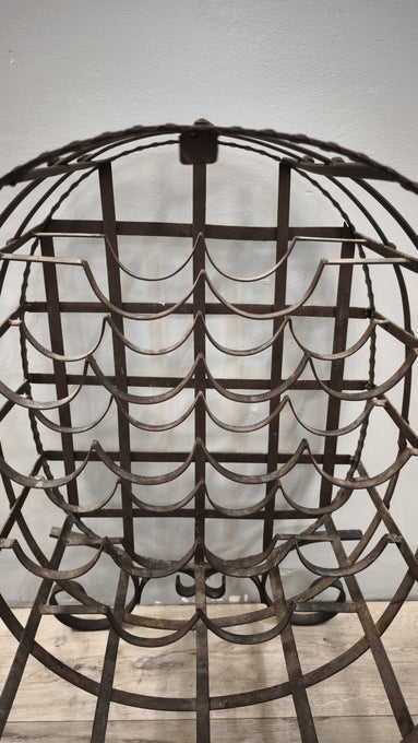 89361 Cantinetta porta vino in ferro