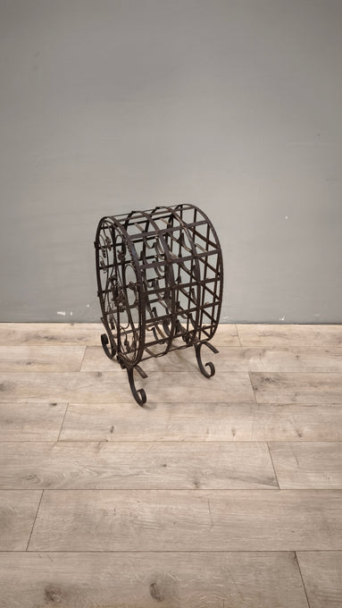 89361 Cantinetta porta vino in ferro