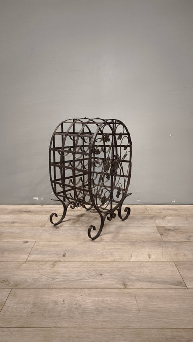 89361 Cantinetta porta vino in ferro