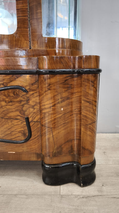 89404 Vetrinetta stile art déco stondata