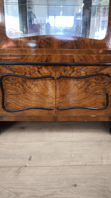 89404 Vetrinetta stile art déco stondata