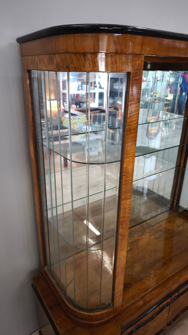 89404 Vetrinetta stile art déco stondata