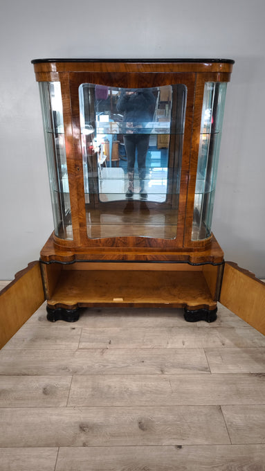 89404 Vetrinetta stile art déco stondata