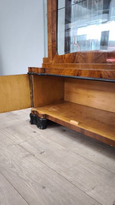 89404 Vetrinetta stile art déco stondata