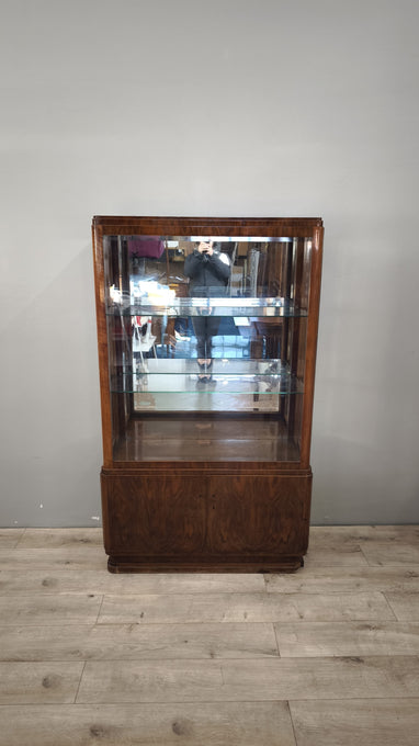 89405 Vetrinetta stile art déco con sportelli laterali