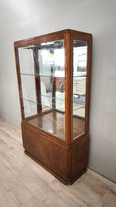 89405 Vetrinetta stile art déco con sportelli laterali