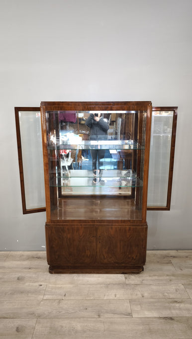89405 Vetrinetta stile art déco con sportelli laterali