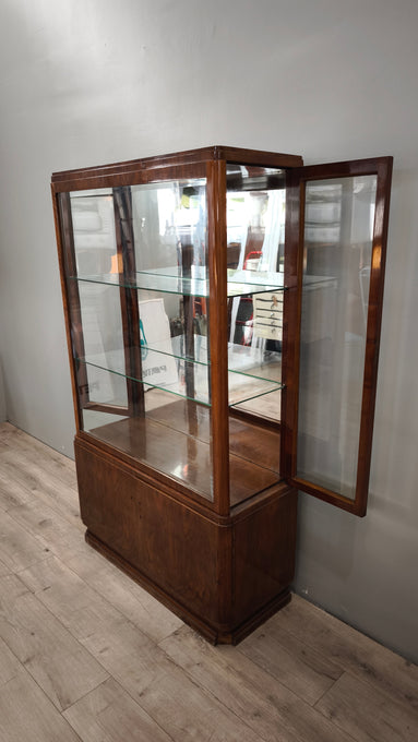 89405 Vetrinetta stile art déco con sportelli laterali