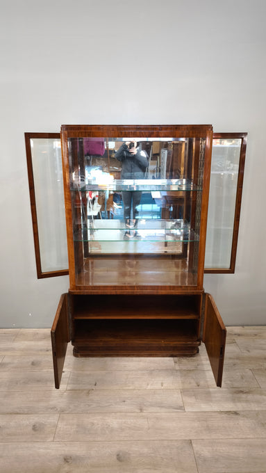 89405 Vetrinetta stile art déco con sportelli laterali