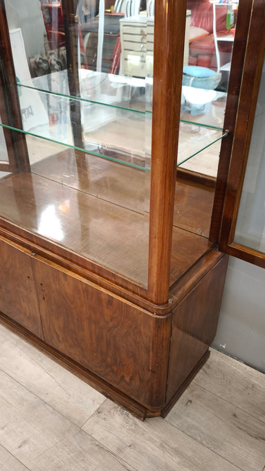89405 Vetrinetta stile art déco con sportelli laterali