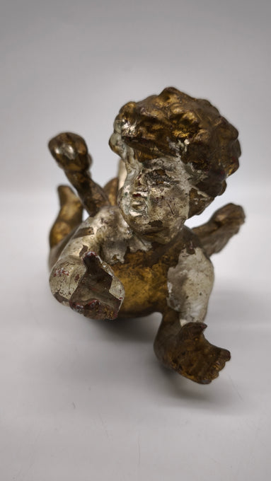 89362 Statuina angioletto in metallo