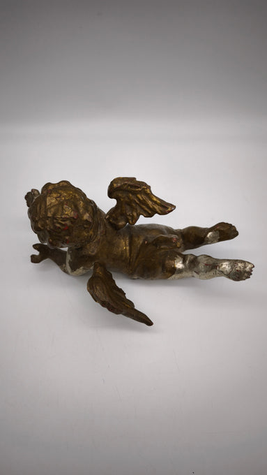 89362 Statuina angioletto in metallo