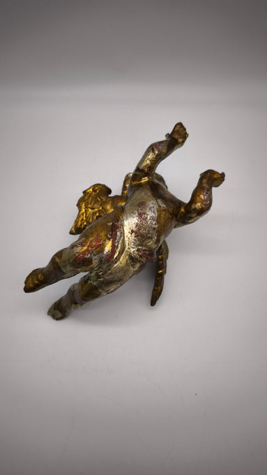 89362 Statuina angioletto in metallo