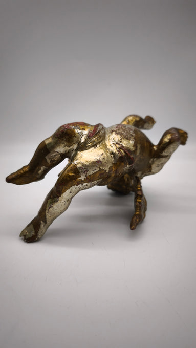 89362 Statuina angioletto in metallo