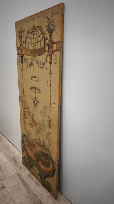 89390 Pannello dipinto con cornice in legno