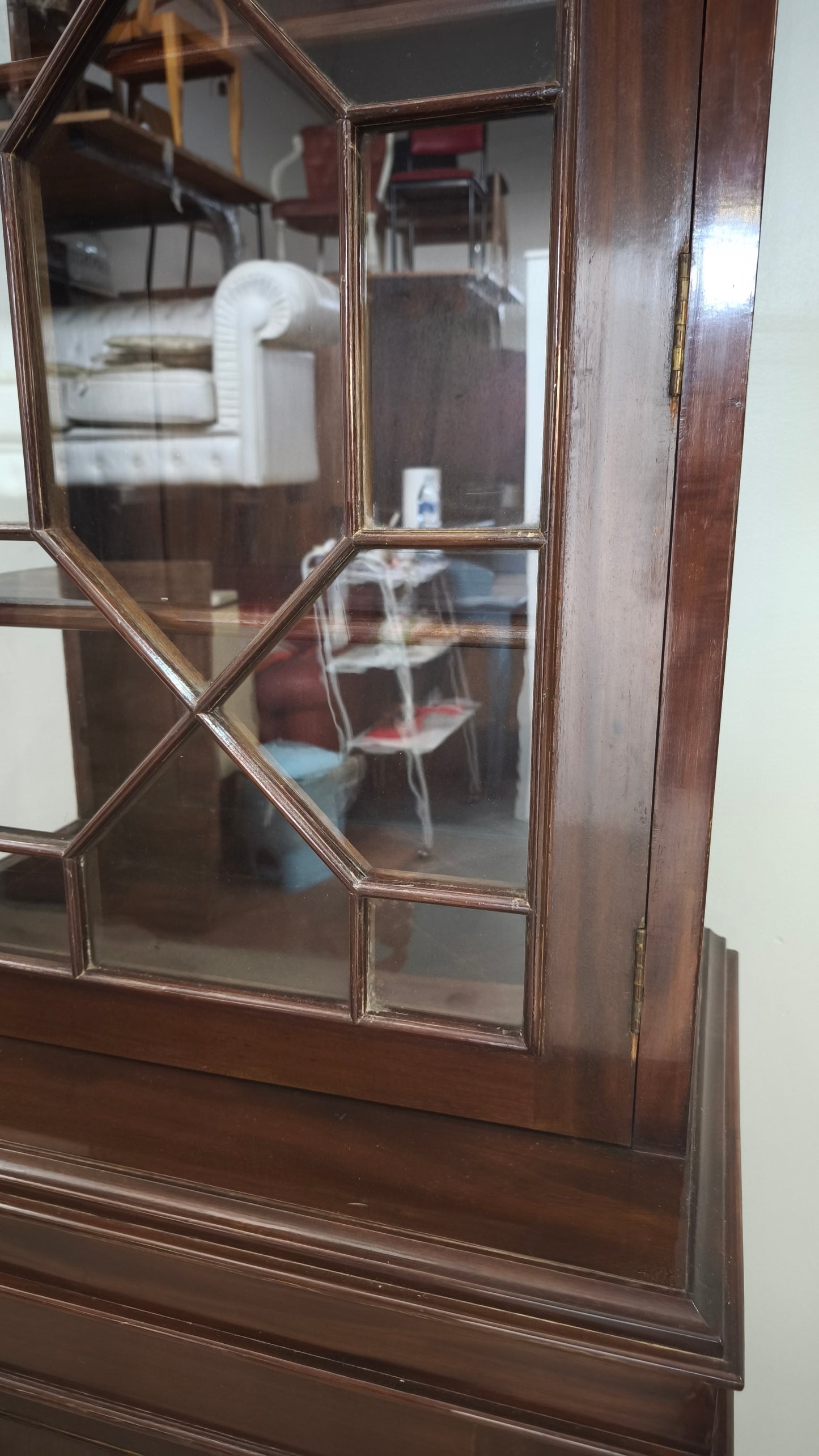 89431 Vetrina in legno un'anta