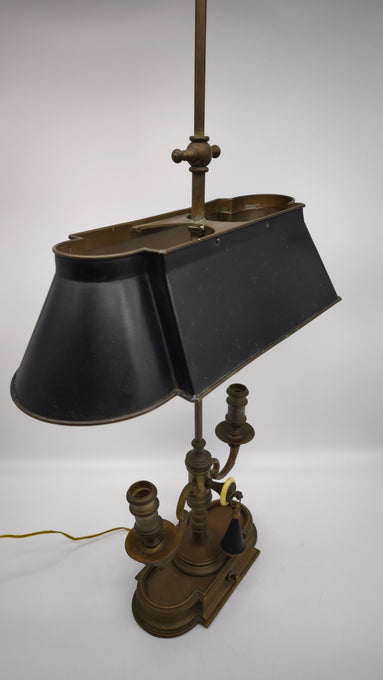 89470 Lampada da tavolo Bouillotte in ottone