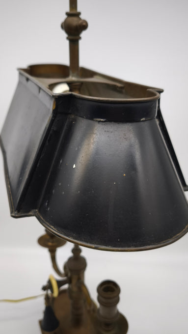 89470 Lampada da tavolo Bouillotte in ottone