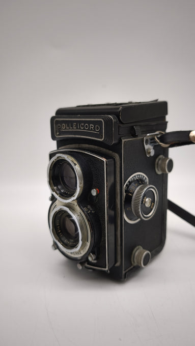 89060 Fotocamera biottica vintage Rolleicord con custodia